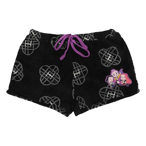 KPop Demon Hunters All-Over Print Women's Plush Shorts With Drawstring And Pockets