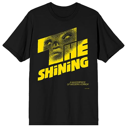 The Shining Poster Art Crew Neck Short Sleeve Men's Black T-shirt
