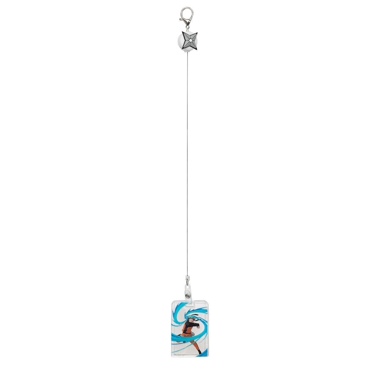 Naruto Figural Rubber Naruto Head Reel Holder Lanyard