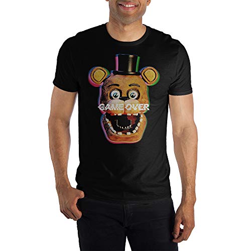 Five Nights at Freddy's Type Face Posterize Graphic Tee for Men