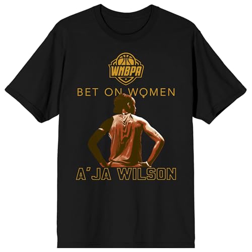 A'Ja Wilson MVP 2024 Women's Black Crew Neck Short Sleeve Tee