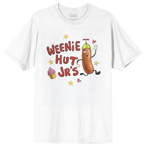 Spongebob Squarepants Weenie Hut Jr's on White Adult T-Shirt