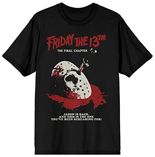 Friday the 13th Final Chapter Poster Men's Black T-shirt