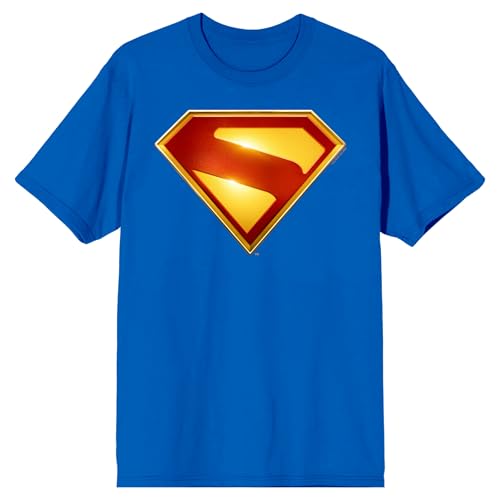 Superman Logo Adult Crew Neck Short Sleeve T-shirt