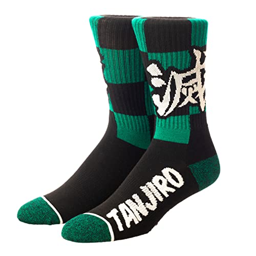 Demon Slayer Tanjiro Athletic Crew Socks for Men