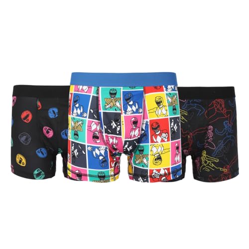 Power Rangers Character Prints Men's 3-Pack Boxer Briefs