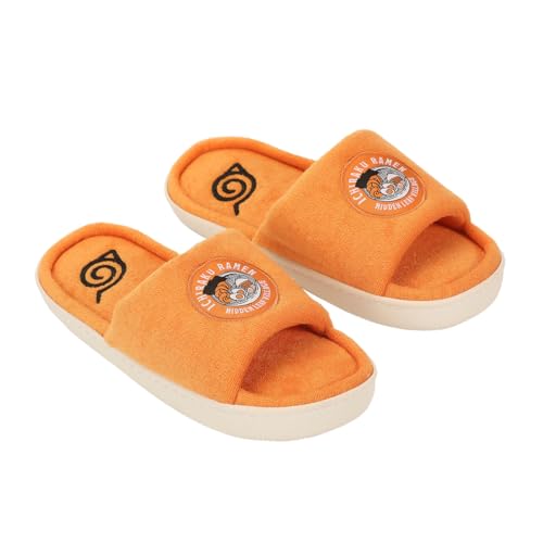 Naruto Ichiraku Ramen Patch Women's Orange Open Toed Slipper
