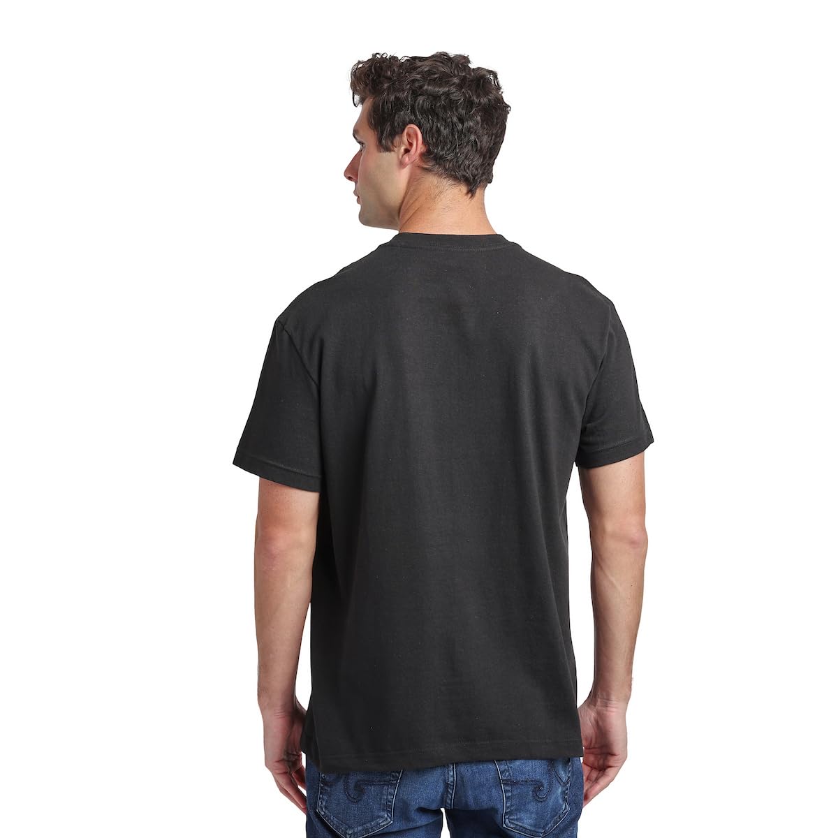 Dragon Ball Z Vegeta & Goku Character Panels Men's Black Crew Neck Short Sleeve T-shirt