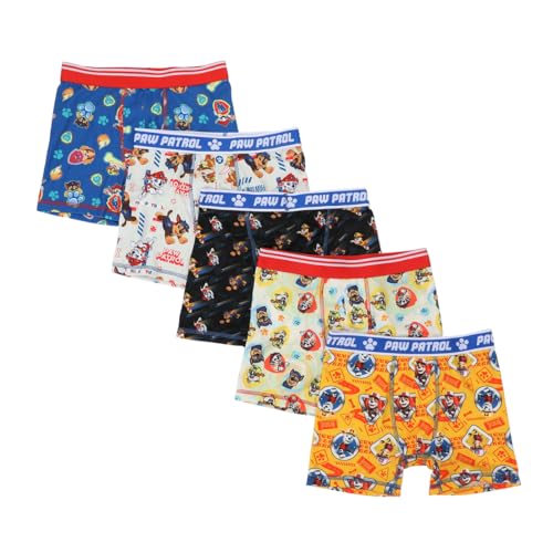 Paw Patrol Characters 5-Pack of Boys' Boxer Briefs