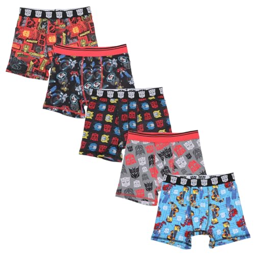 Transformers All-Over Character Print Boy's 5-Pack Boxer Briefs