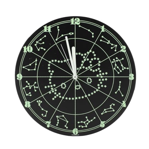 Hello Kitty Zodiac Stars Glow-In-The-Dark Wall Clock