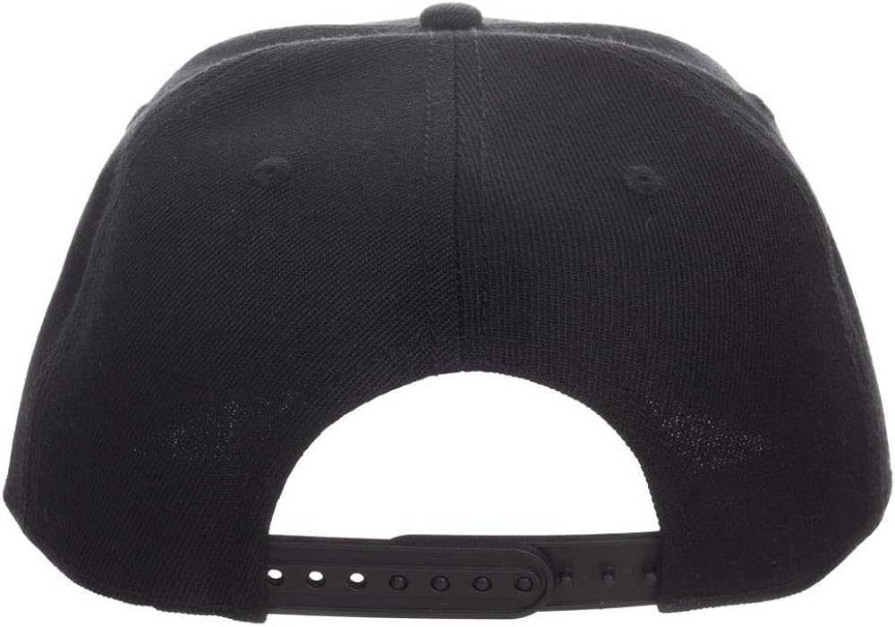 Super Mario Video Game 8-Bit Black Snapback Hat for mens