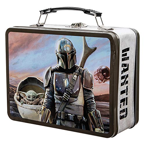 Star Wars The Mandalorian Wanted Metal Lunchbox