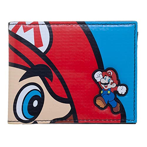 Super Mario Bros Bi-Fold Wallet for mens