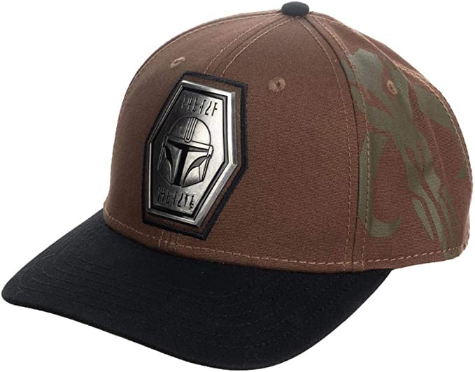 Star Wars Mandalorian Grogu Pre-Curved Snapback Hat