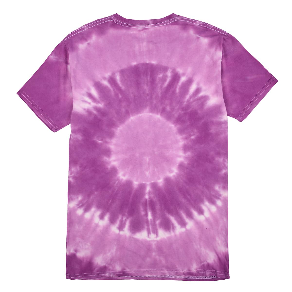 Five Nights At Freddy's Bonnie Face Men's Purple Spiral Spiral Tie-Dye Crew Neck Short Sleeve T-shirt
