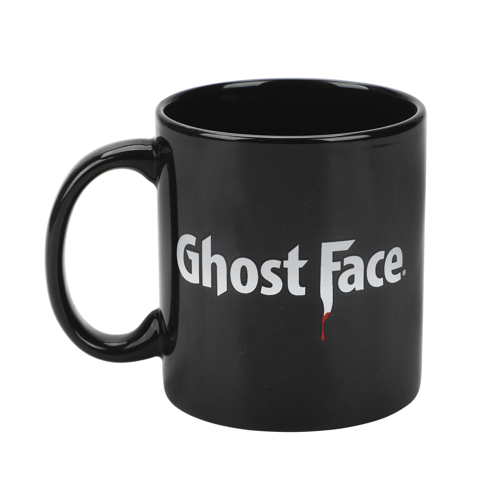 Ghostface Horror Mask 20 Oz Black Ceramic Coffee Mug