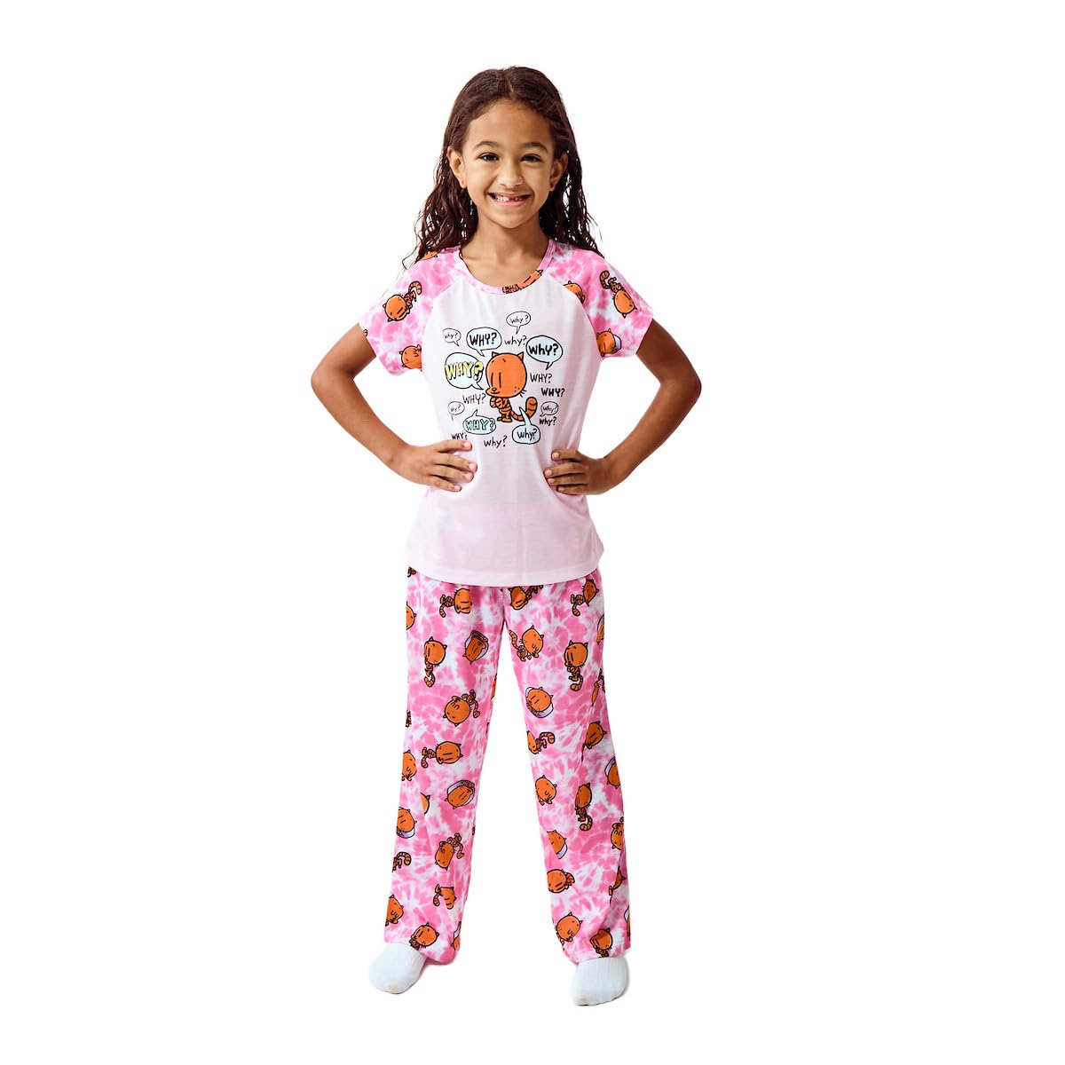 Dog Man Girls' Pajama Set