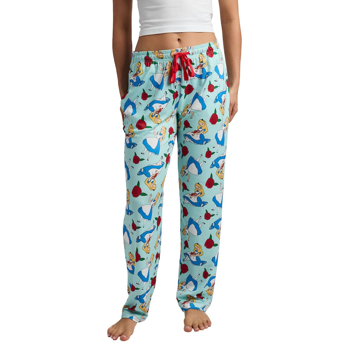 Disney's Alice in Wonderland All-Over Print Women's Sleep Pajama Pants