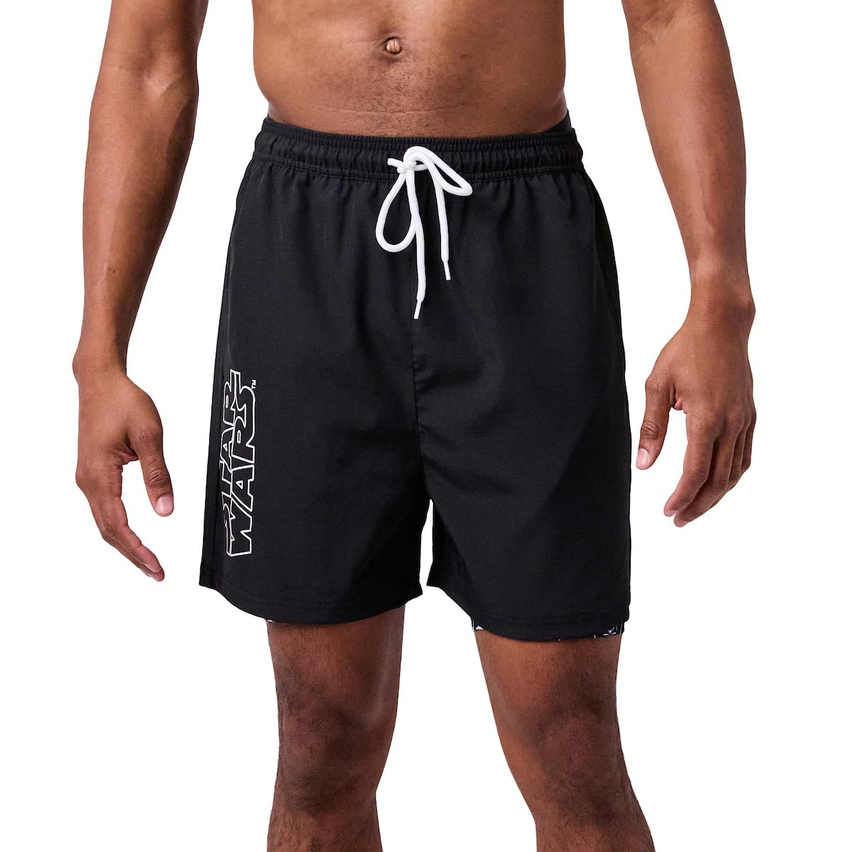 Star Wars Episode IV A New Hope Stormtrooper Helmets Men's Black Gym Pajama Shorts