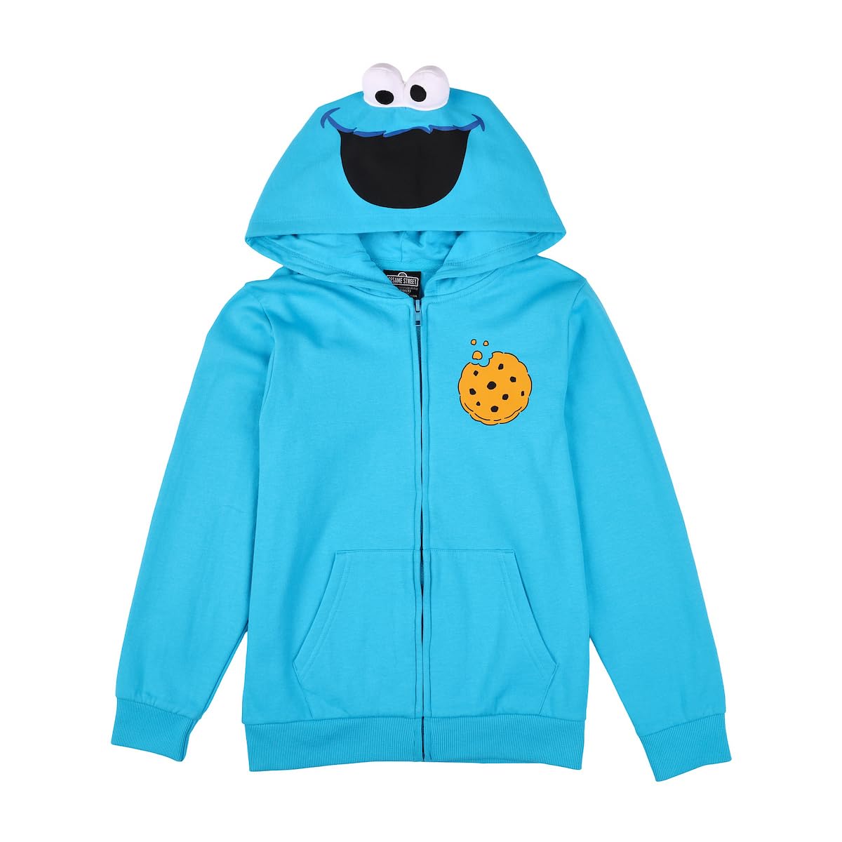 Sesame Street Cookie Monster Boy's 2-Pack Cosplay Zip Front Hoodie & Joggers Set