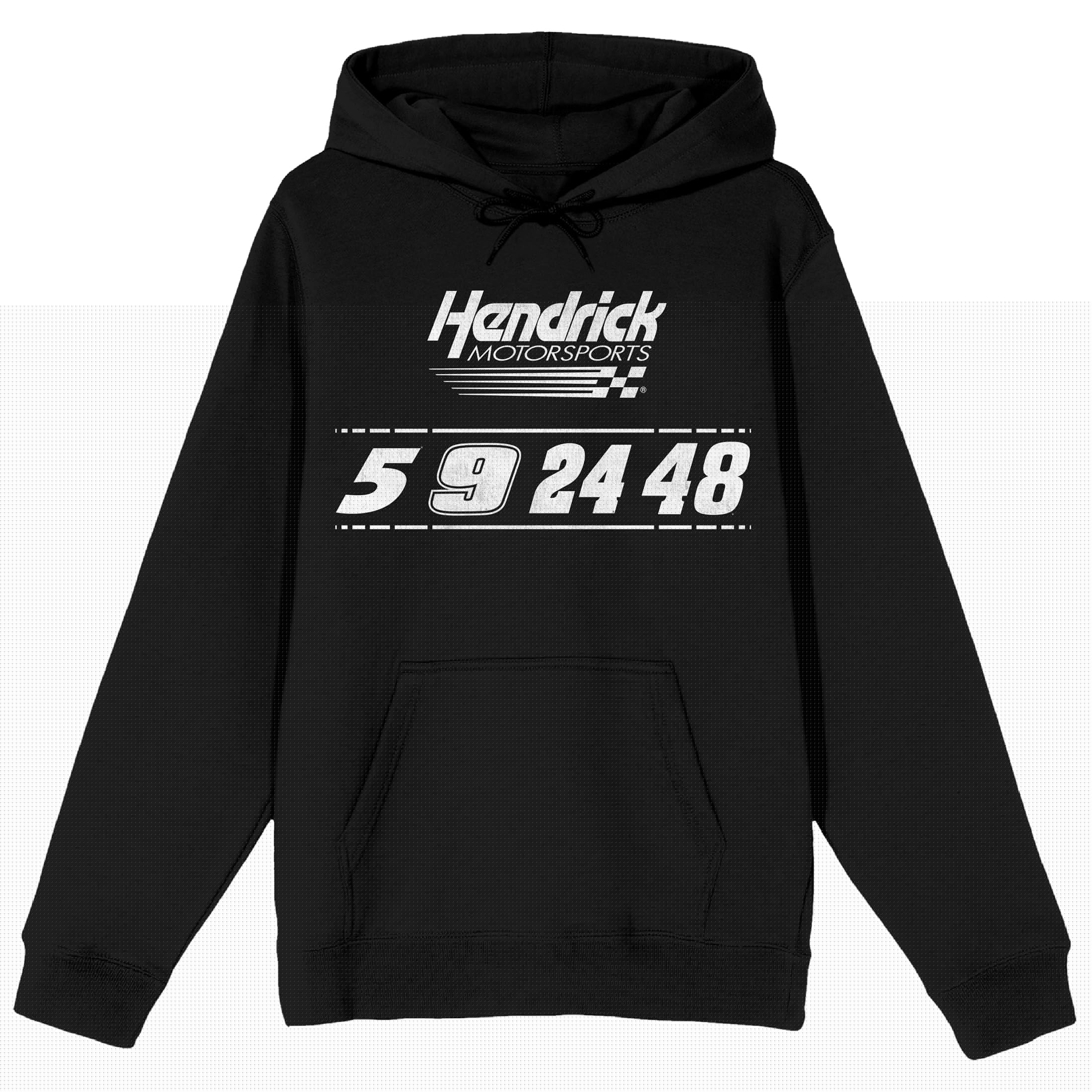 Hendrick Motorsports 5 9 24 48 Adult Black Long Sleeve Hooded Sweatshirt