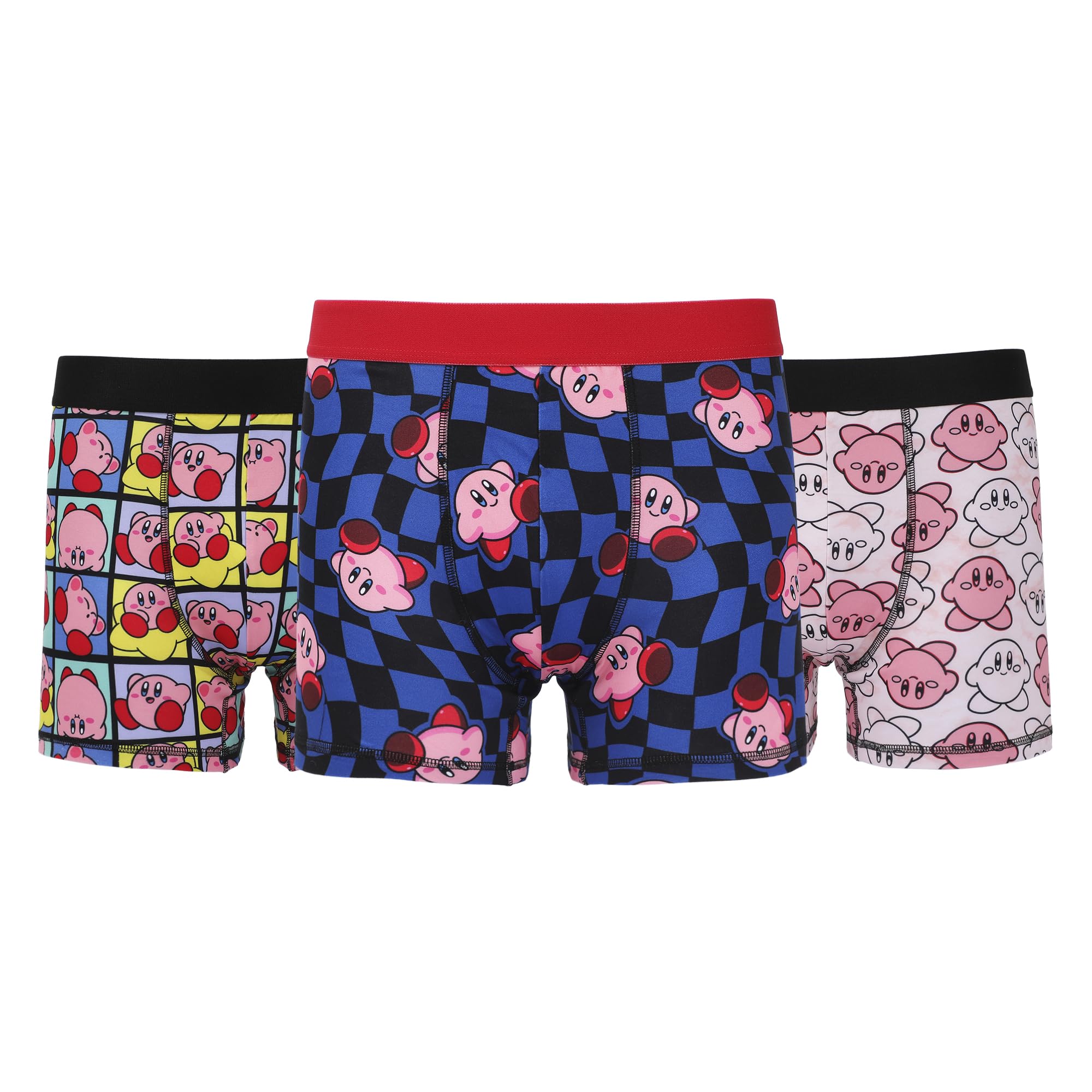 Kirby Character Prints Men's 3-Pack Boxer Briefs