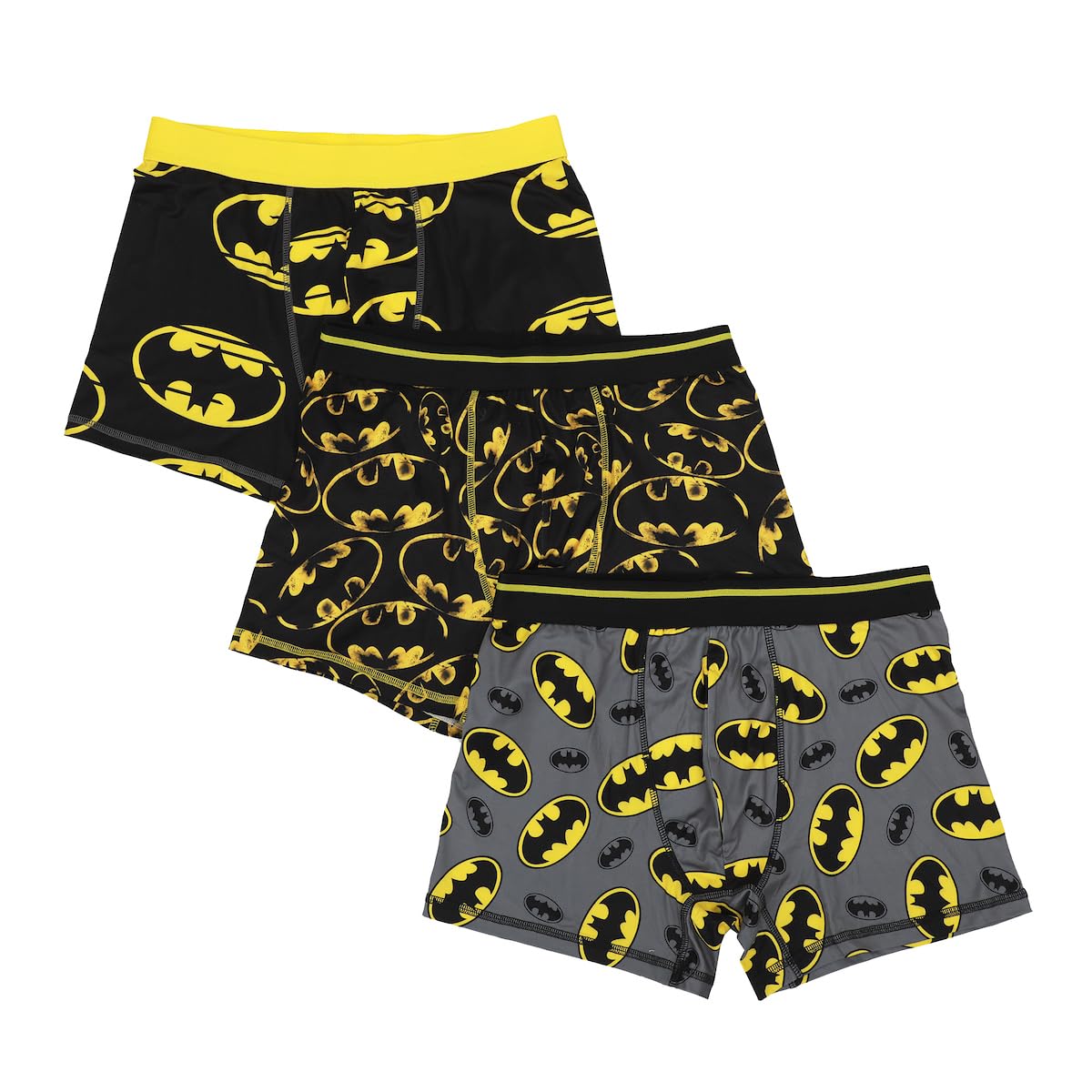 Men's Adult Batman Boxer Brief Underwear 3-Pack