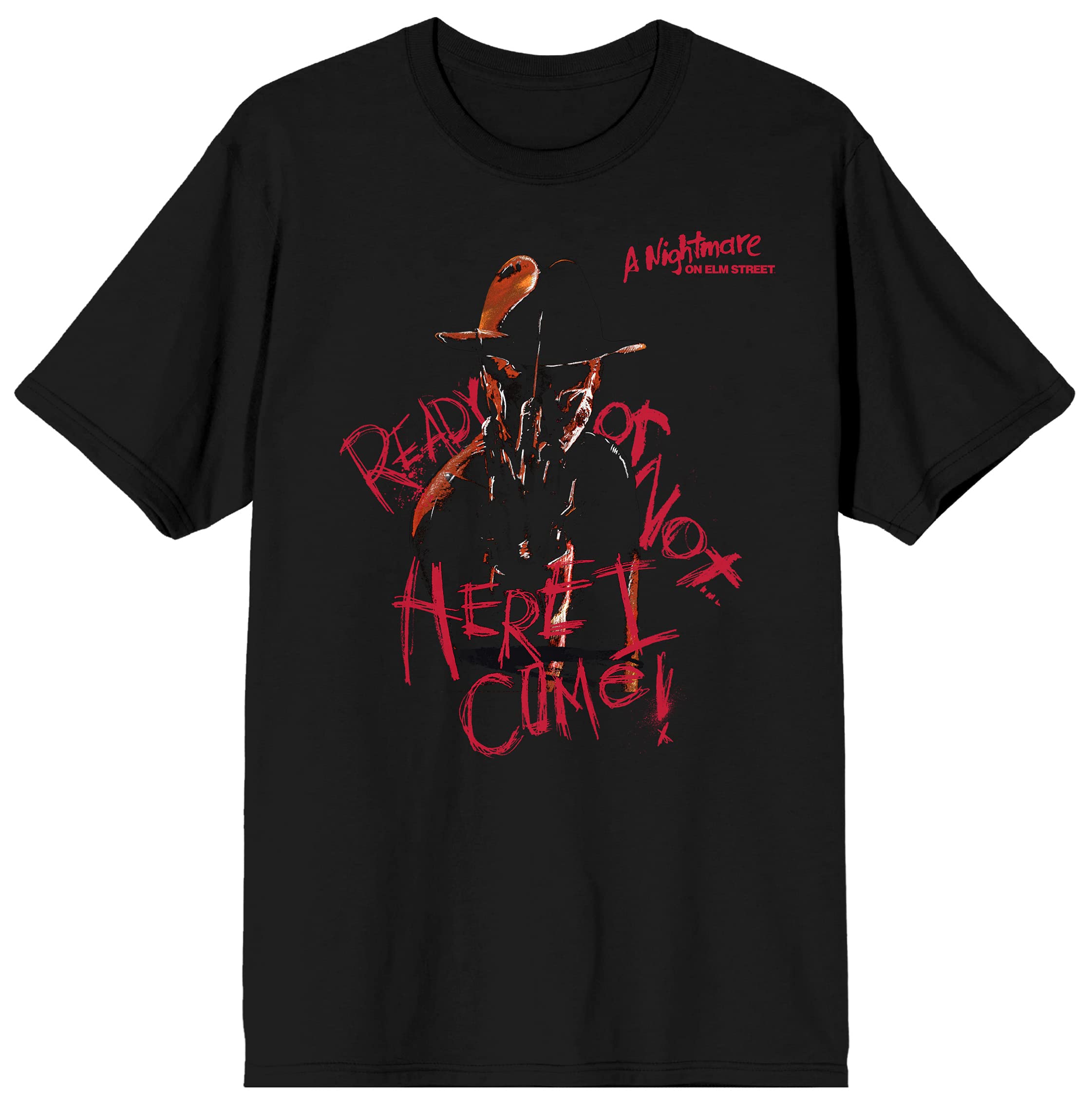 Nightmare on Elm Street Ready or Not Men's Black Graphic Tee