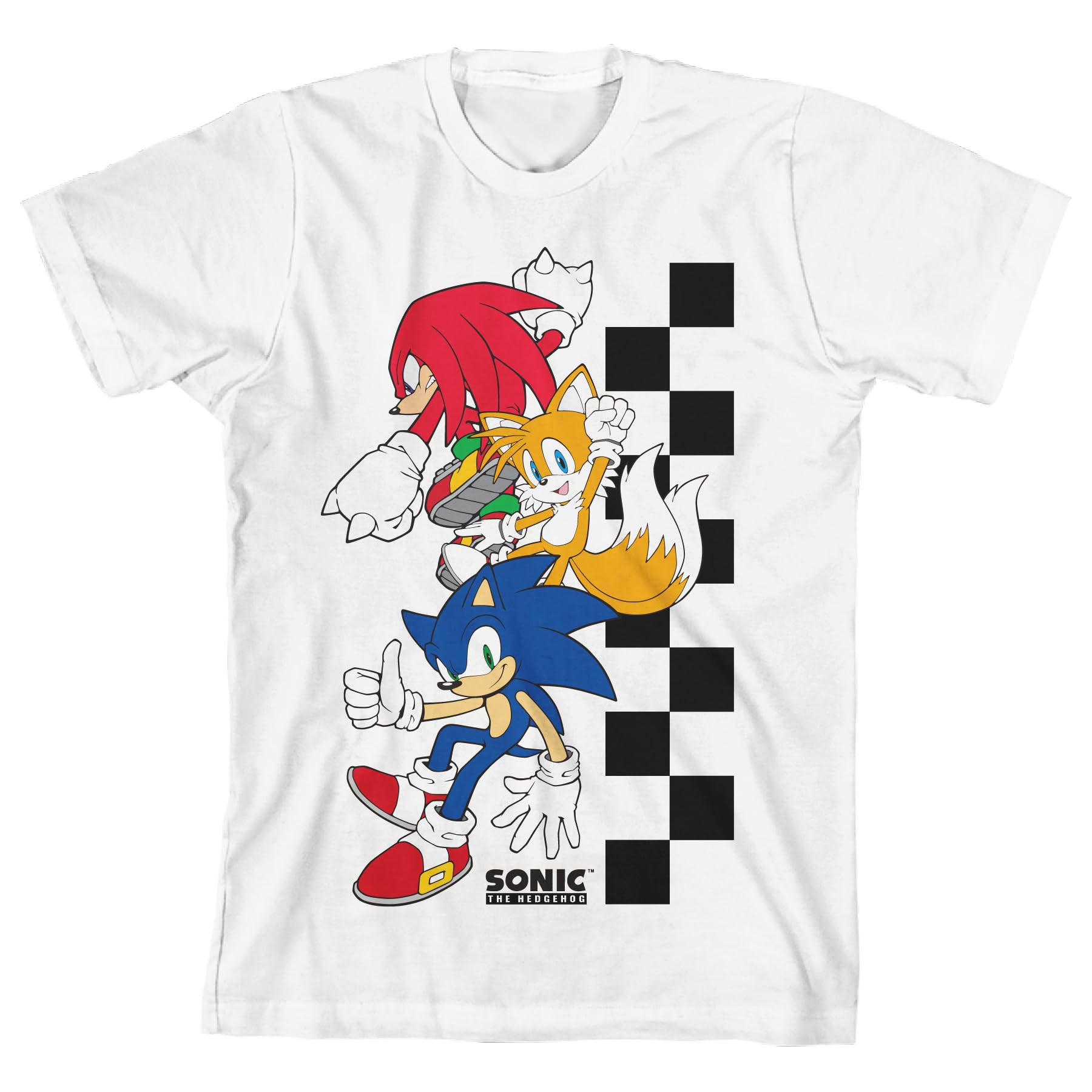 Sonic The Hedgehog 3-Pack Boy's Crew Neck Short Sleeve T-shirt Combo Set