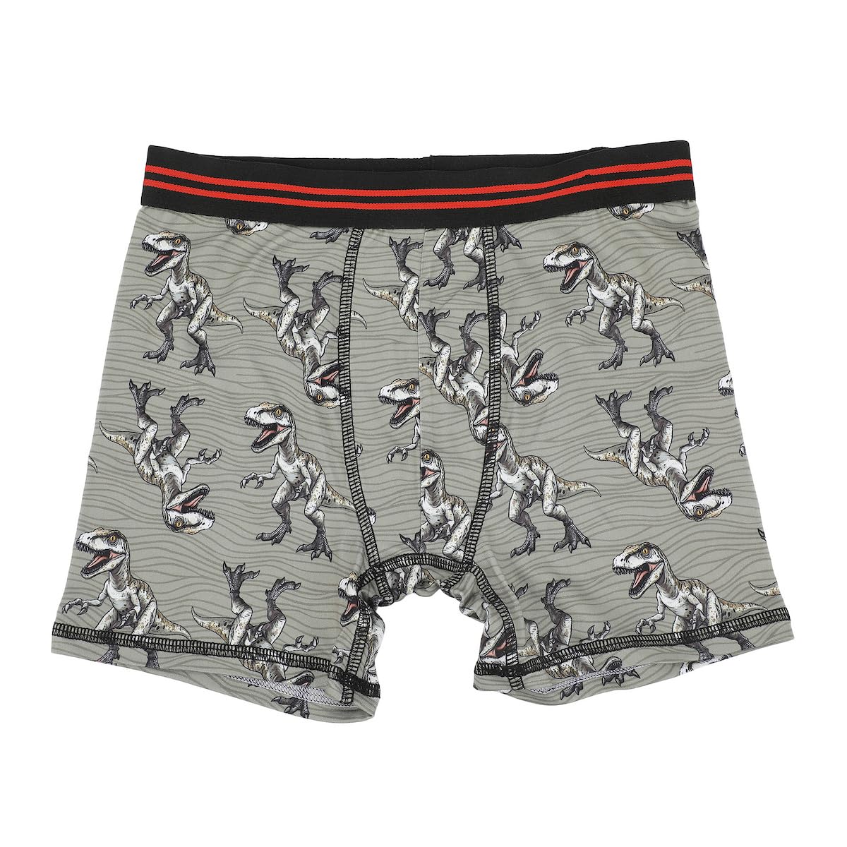 FUNFARE Underwear Dinosaurs All-Over Print Boy's 5-Pack Boxer Briefs