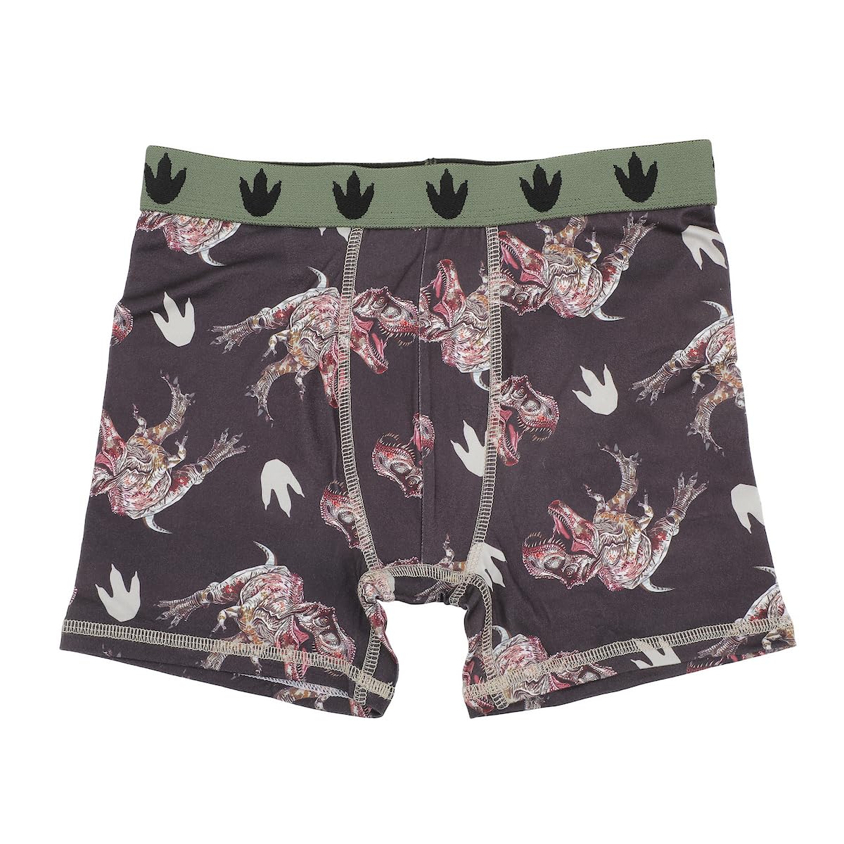 FUNFARE Underwear Dinosaurs All-Over Print Boy's 5-Pack Boxer Briefs