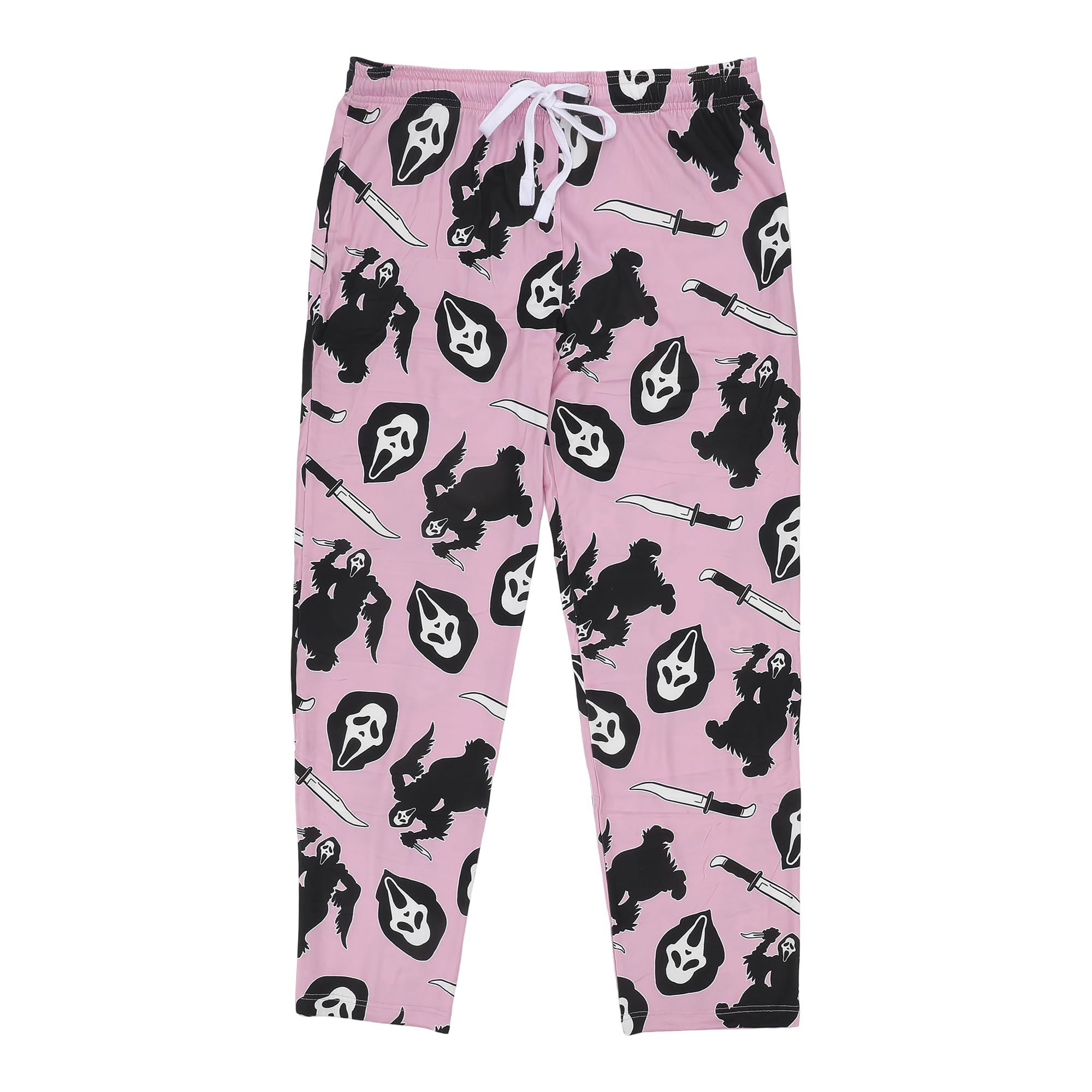 Ghostface All-Over Print Women's Pink Sleep Pajama Pants