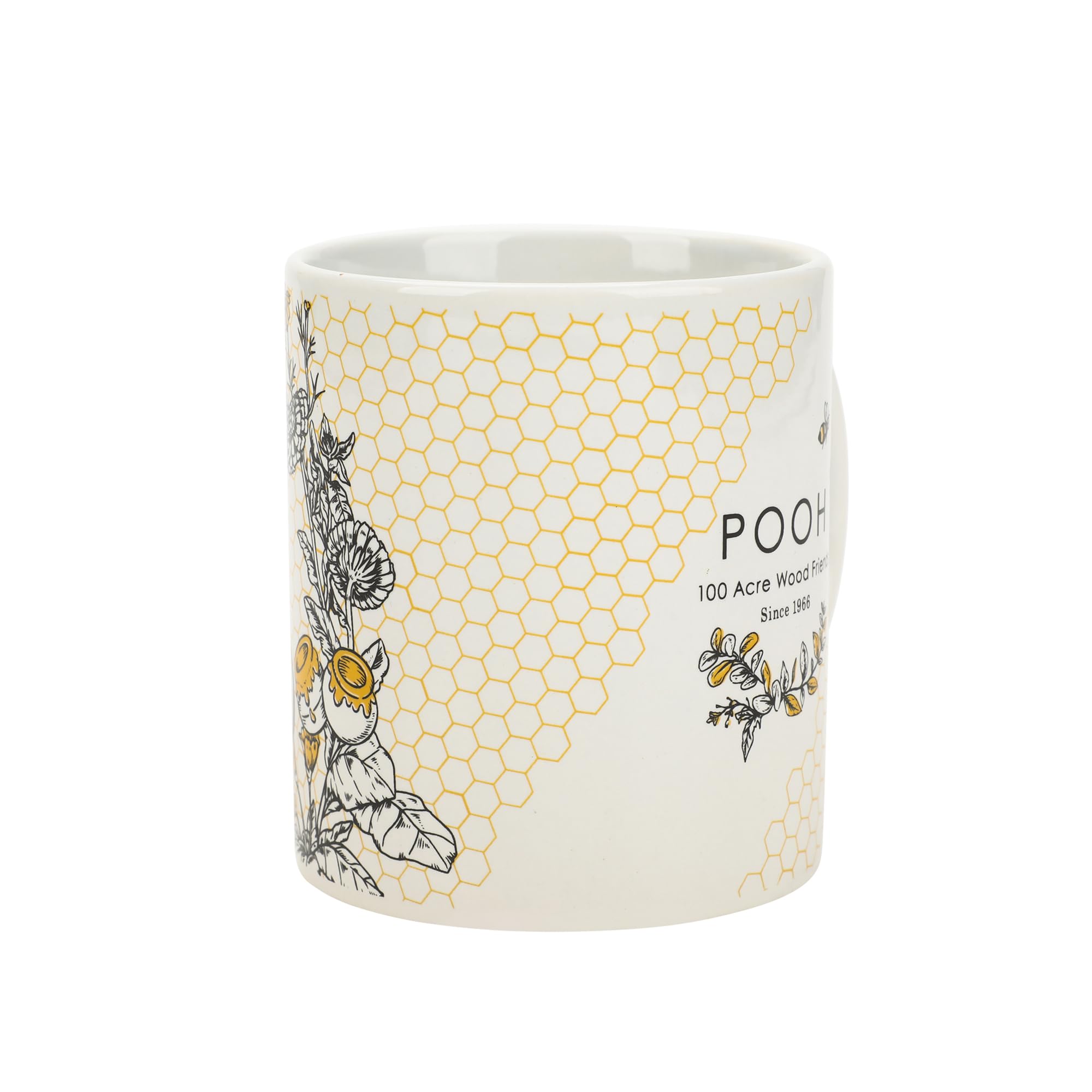 Winnie The Pooh 100 Acre Wood Friends 16 Oz White Ceramic Mug