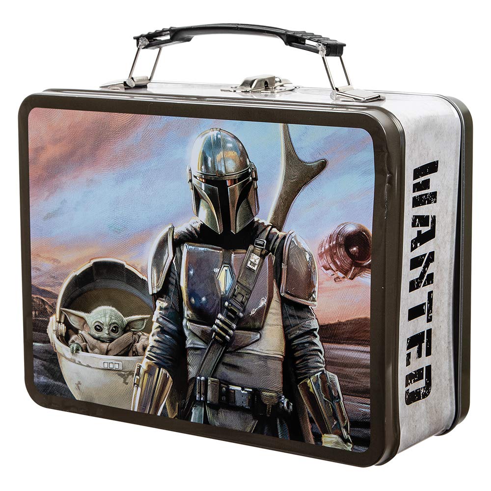 Star Wars The Mandalorian Wanted Metal Lunchbox