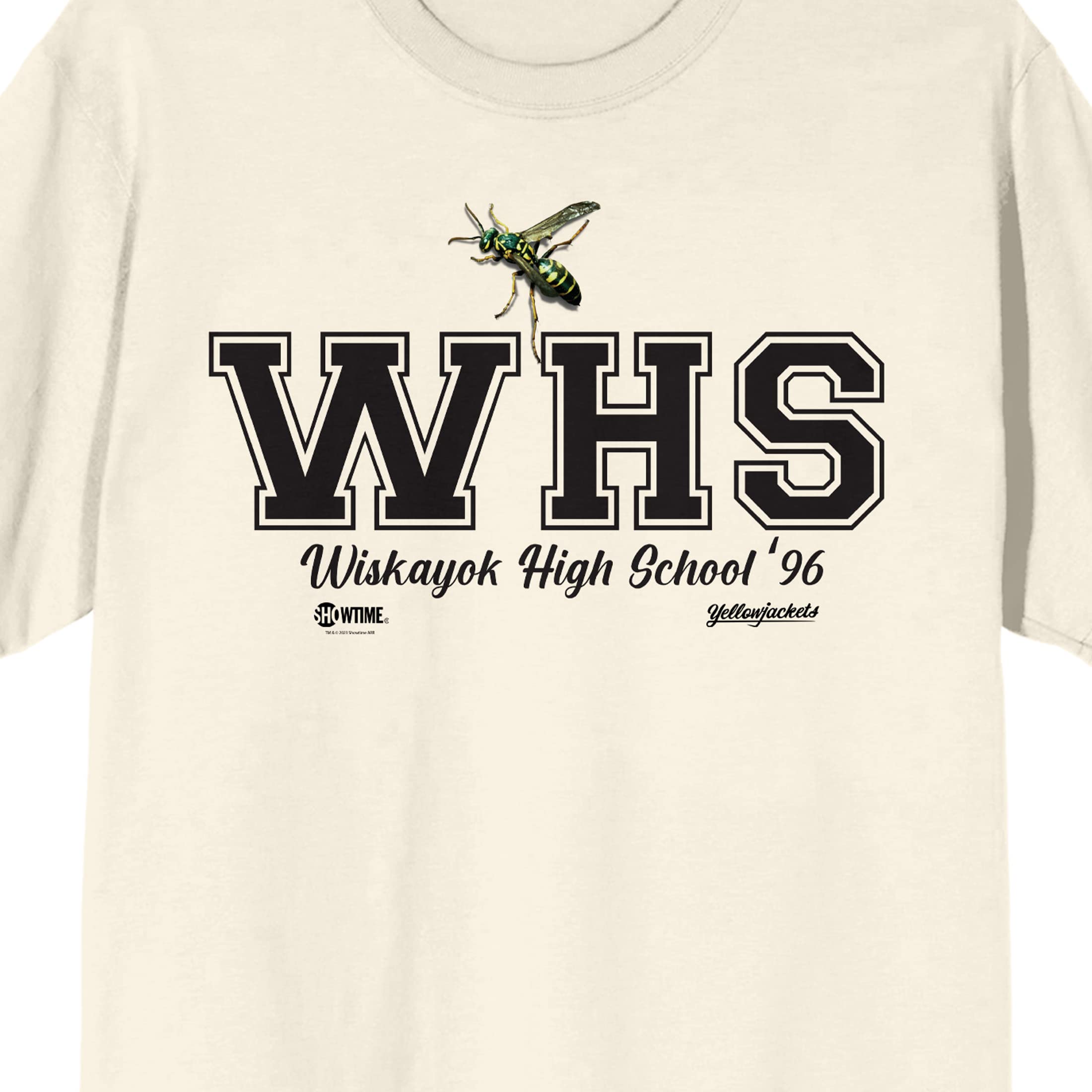 Yellowjackets WHS Wiskayok High School Class of '96 Women's Natural Short Sleeve Crew Neck Tee