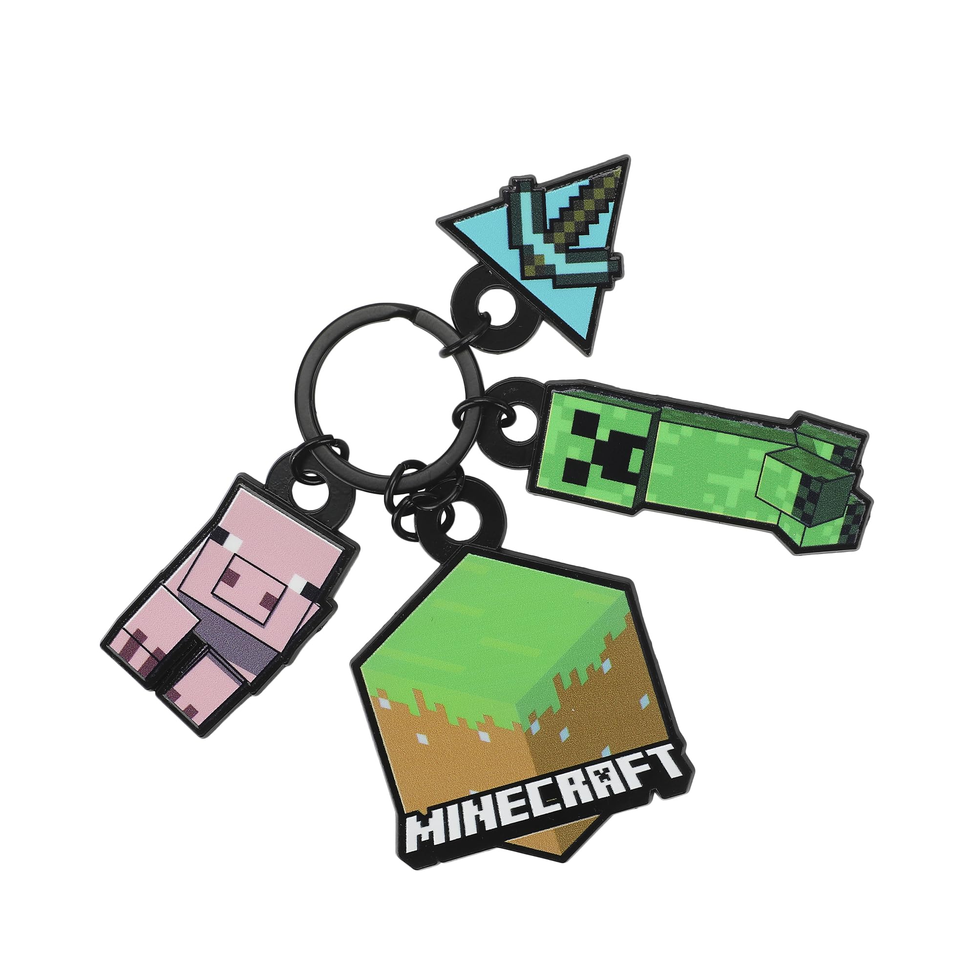 Minecraft Icons Multi-Charm Keychain
