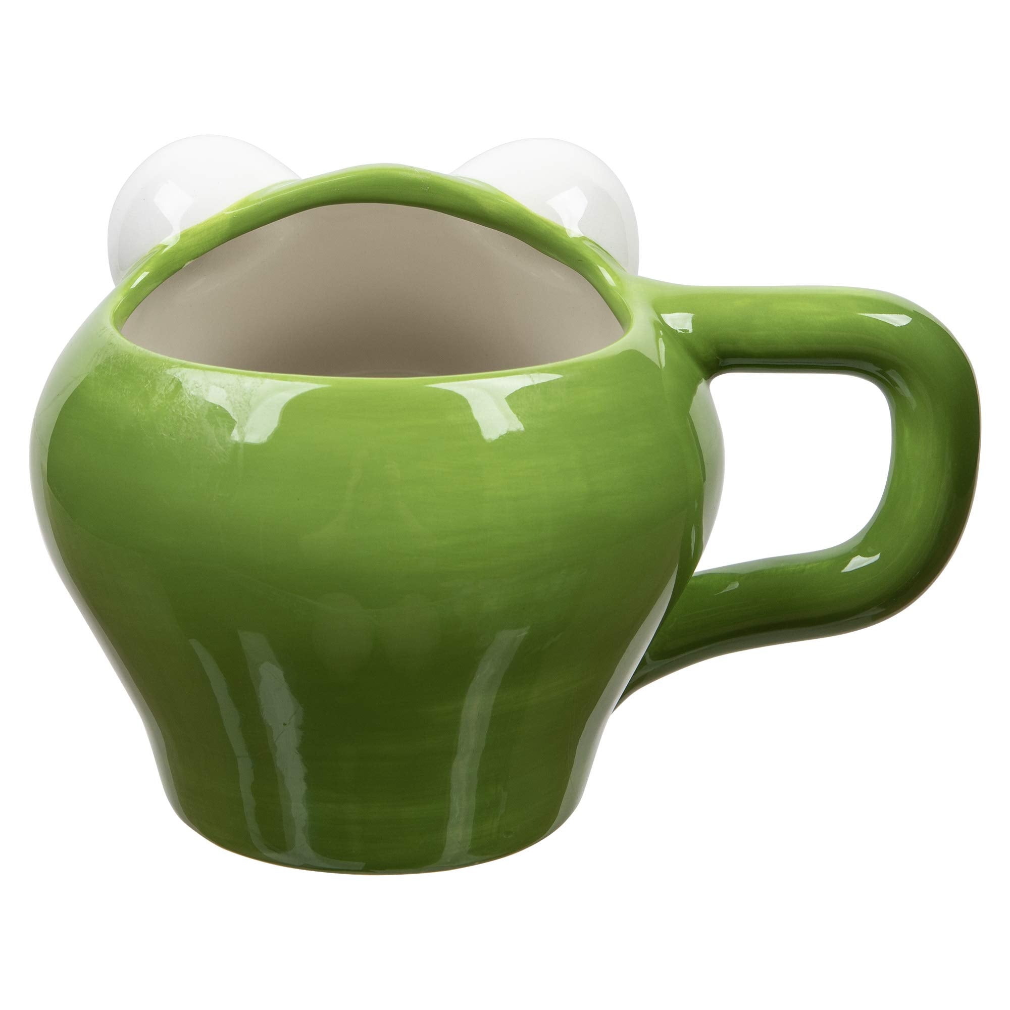 Disney Muppets Kermit The Frog puppet 20 Oz Ceramic Sculpted Mug