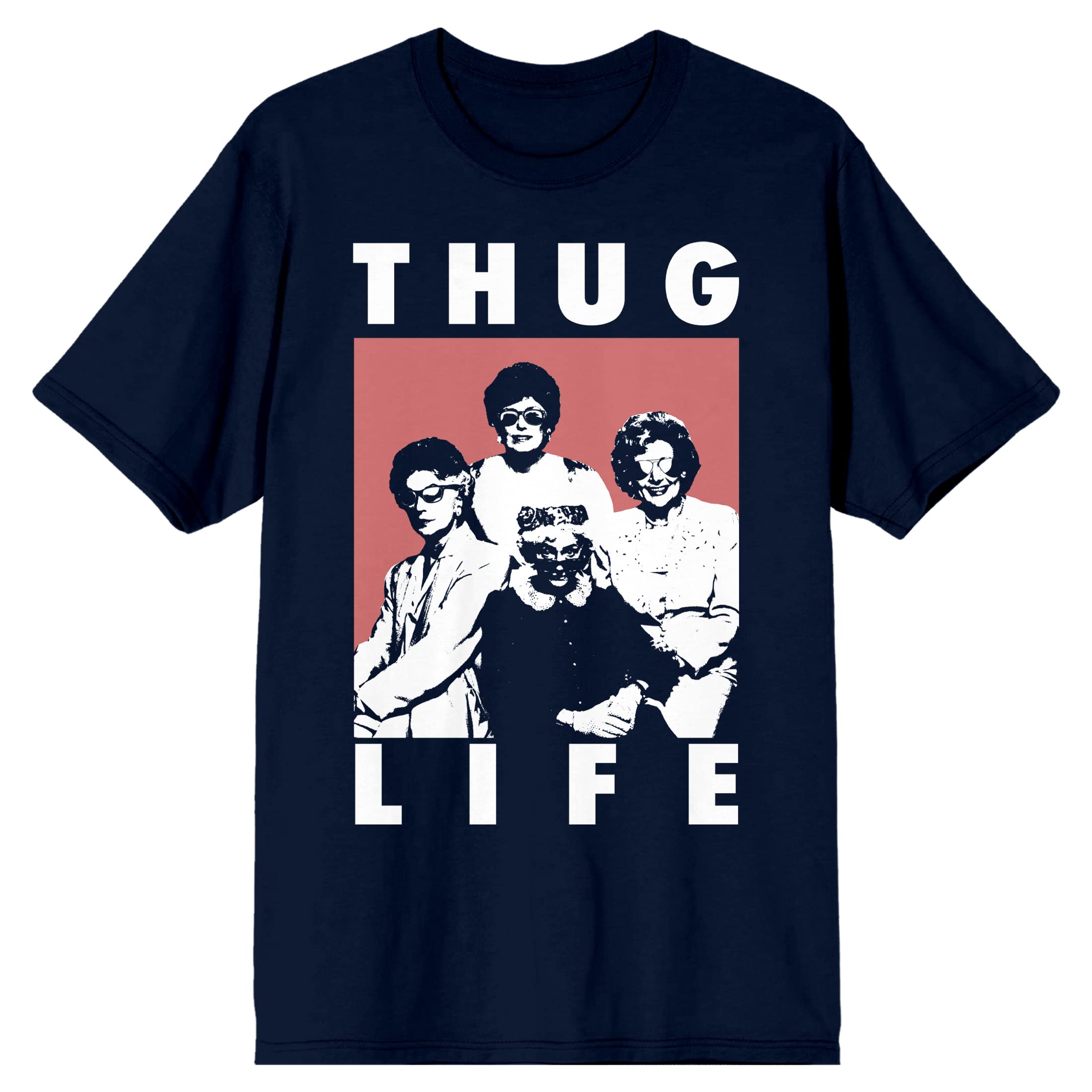 Golden Girls Thug Life Men's Navy T-shirt