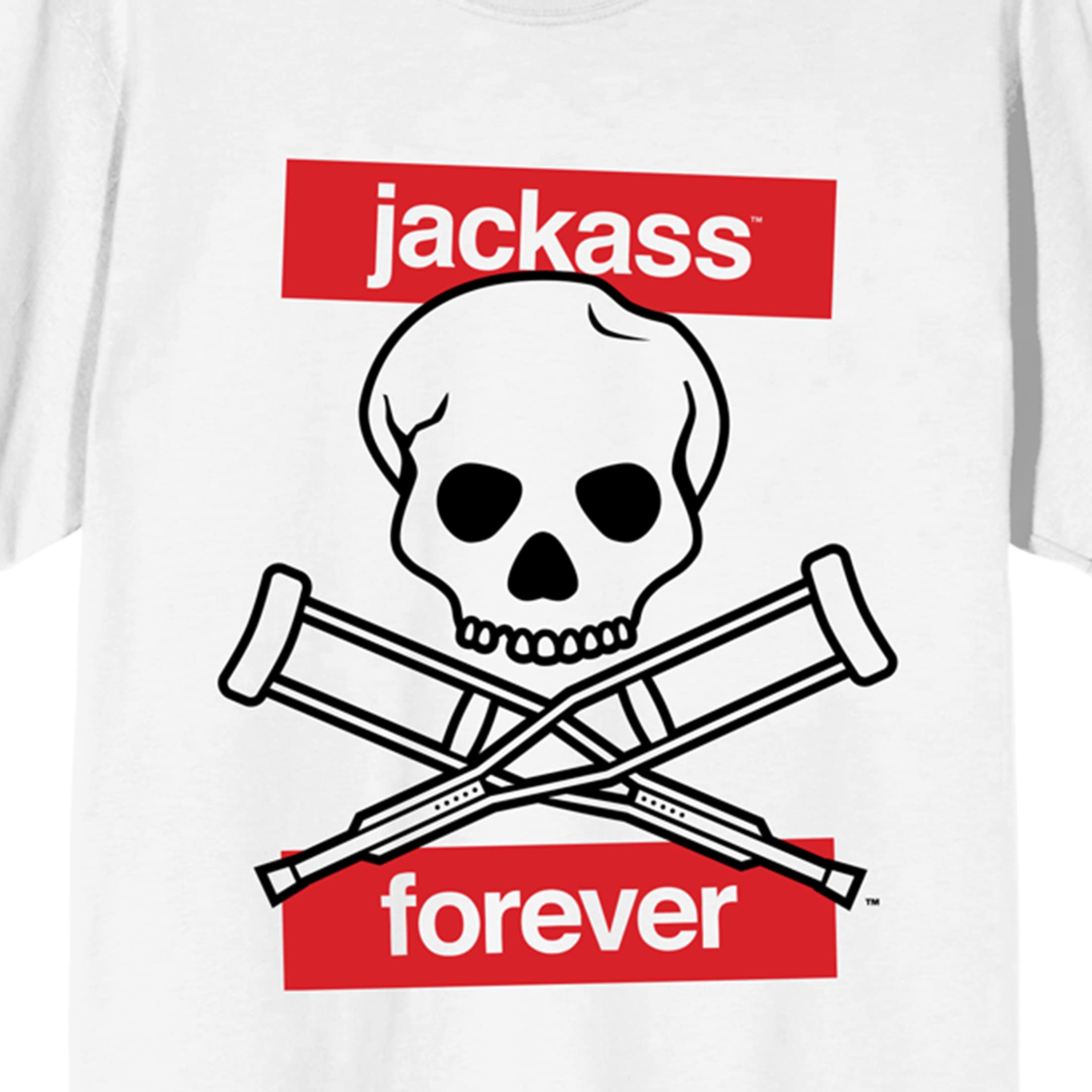 Jackass Forever Key Art Women's White T-Shirt