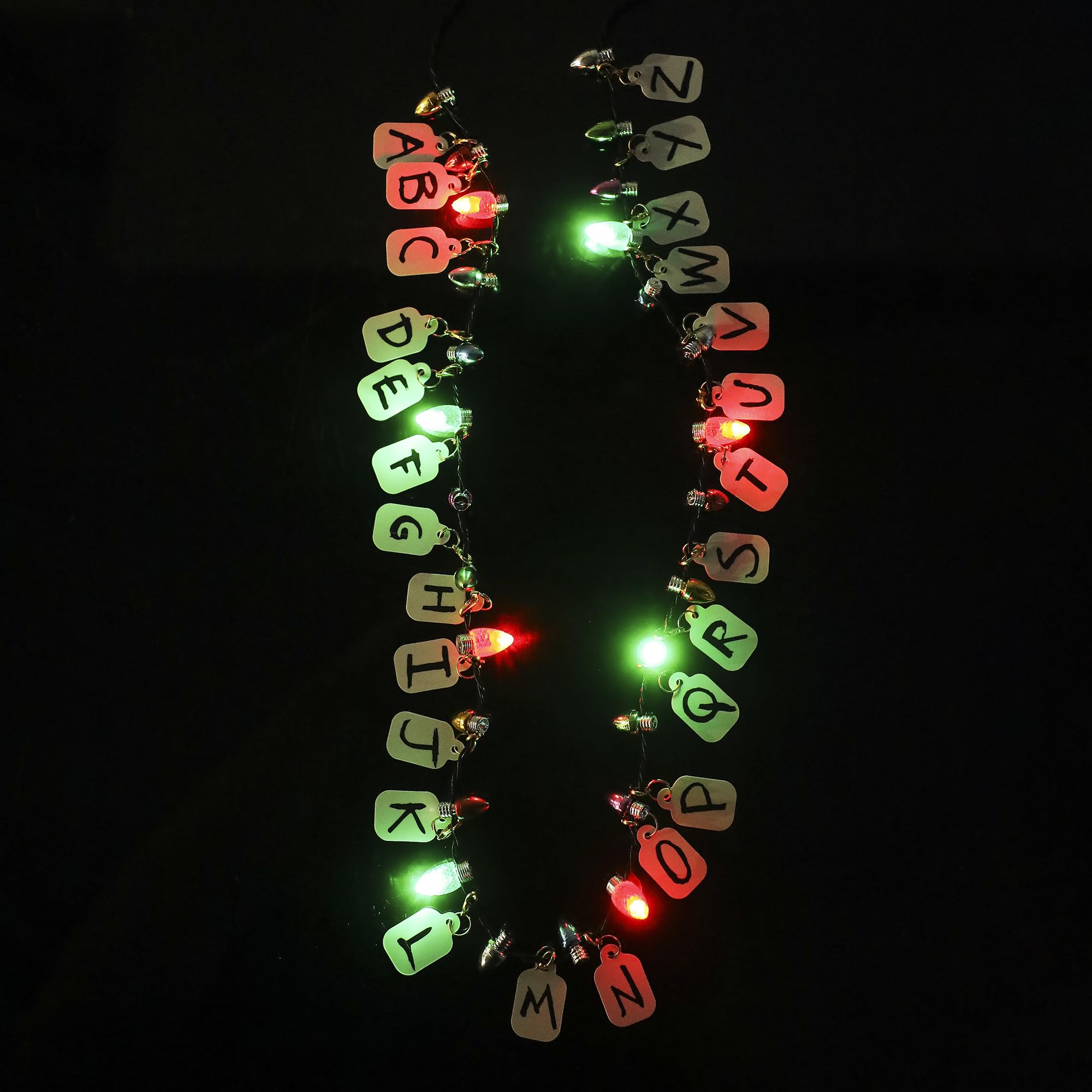 Stranger Things Christmas Lights Necklace