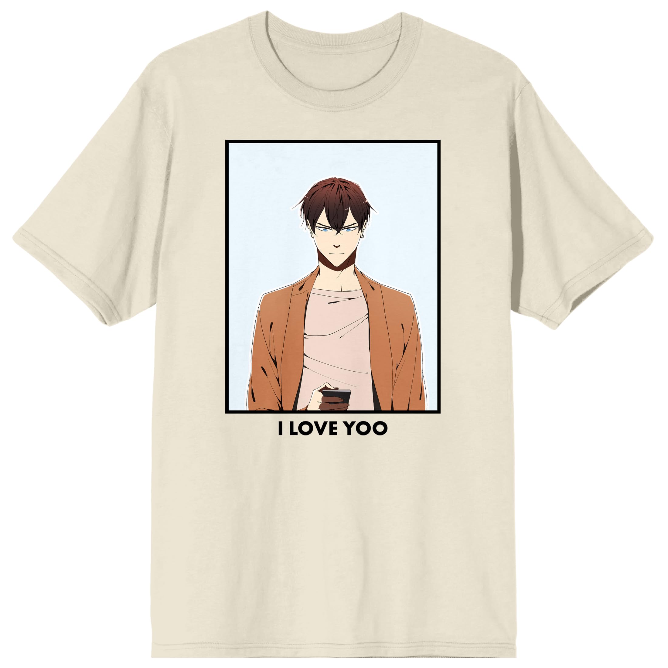I Love Yoo Kousuke Hirahara Crew Neck Short Sleeve Natural Adult T-shirt