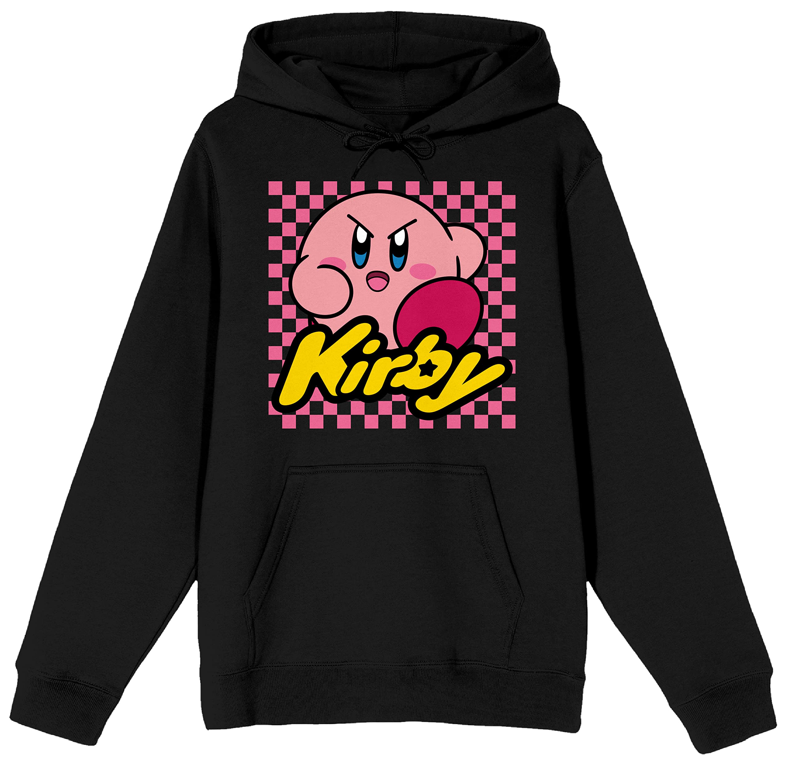 Kirby Scowl Checkerboard Men's Black Sweatshirt