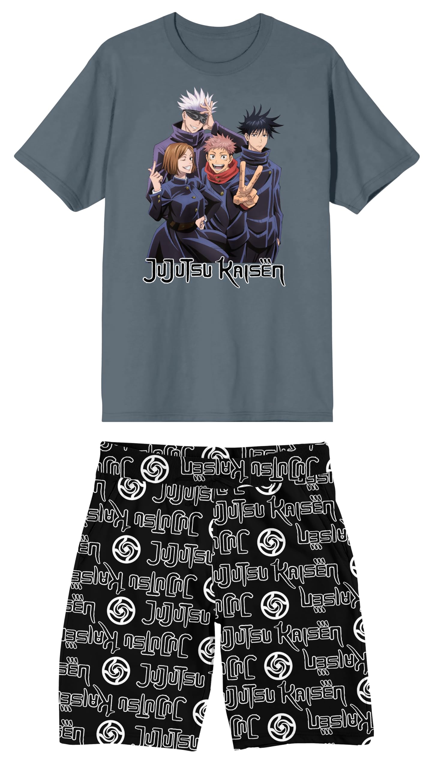 Jujutsu Kaisen Group Shot Men's 2-Pack Pajama Set