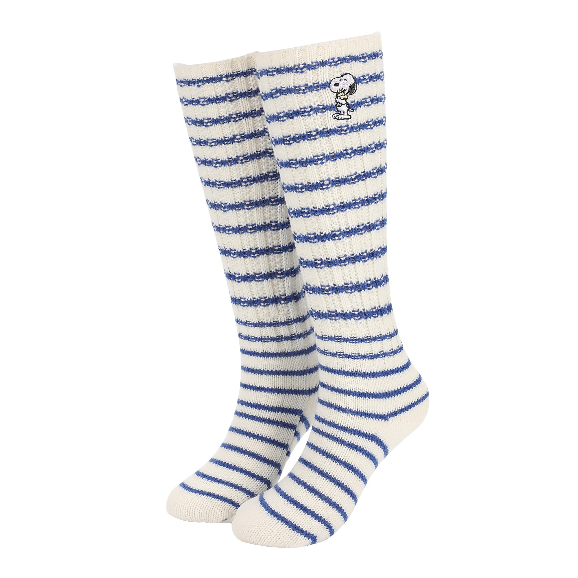 Peanuts Embroidered Peanuts Women's Slouch Crew Socks
