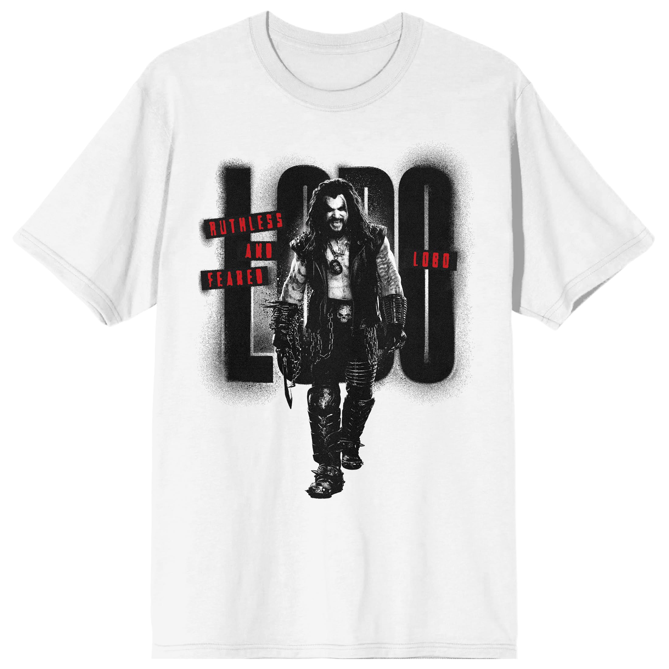 Supergirl Movie (2026) Lobo Ruthless And Feared Character Art Men’s White Crew Neck Short Sleeve T-shirt