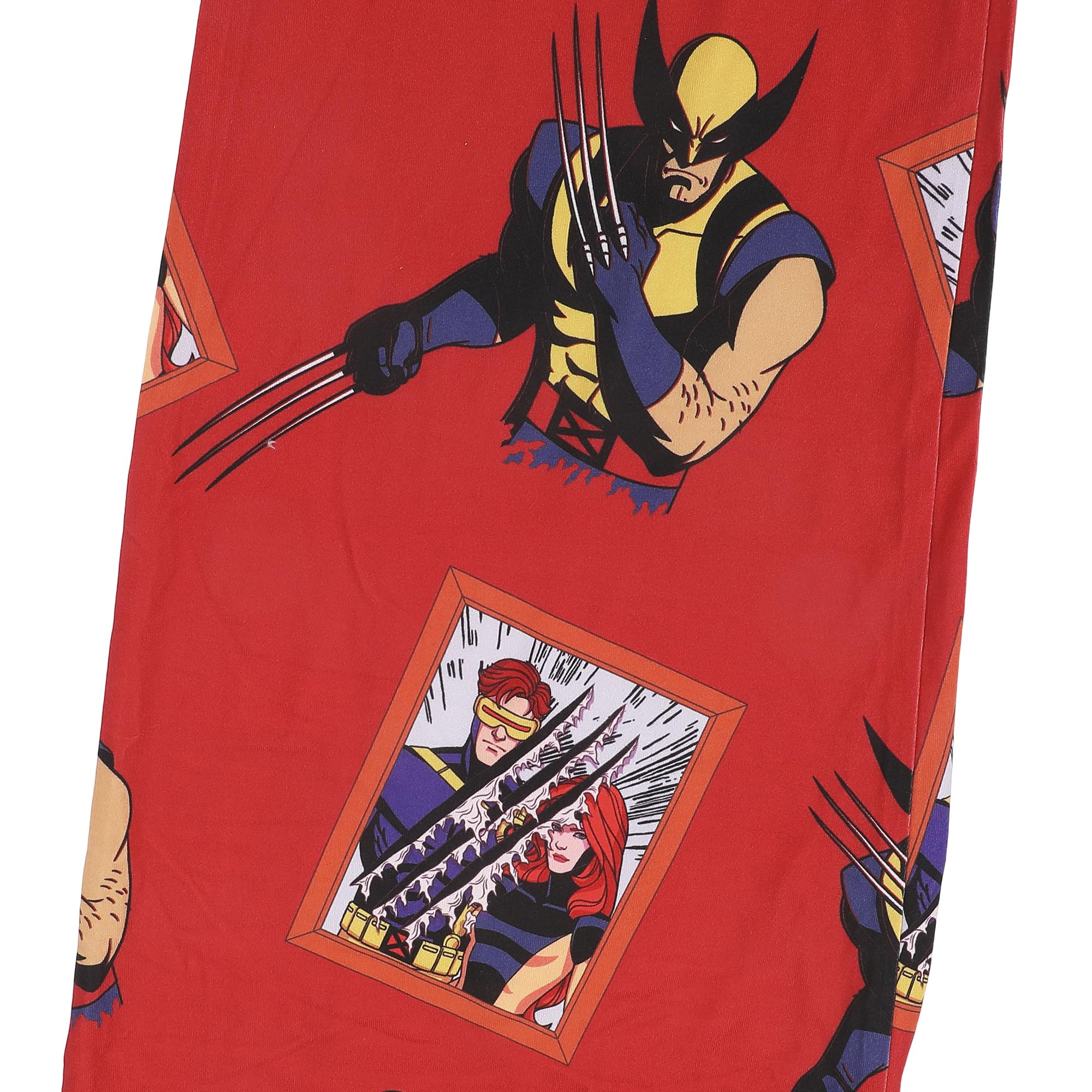 X-Men '97 Wolverine All-Over Character Print Men's Sleep Pajama Pants