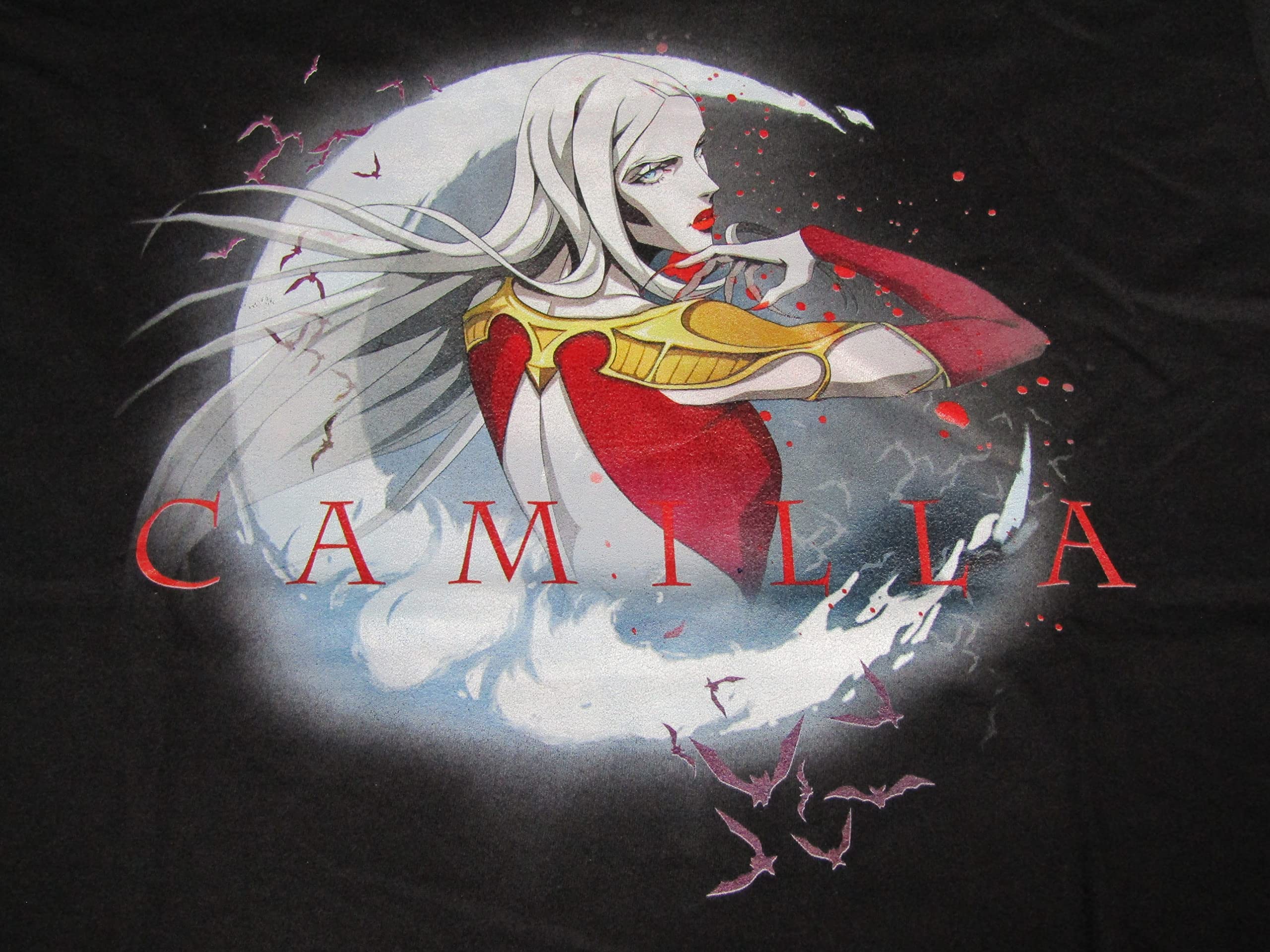 Castlevania Camilla Character Men's Black Graphic Tee