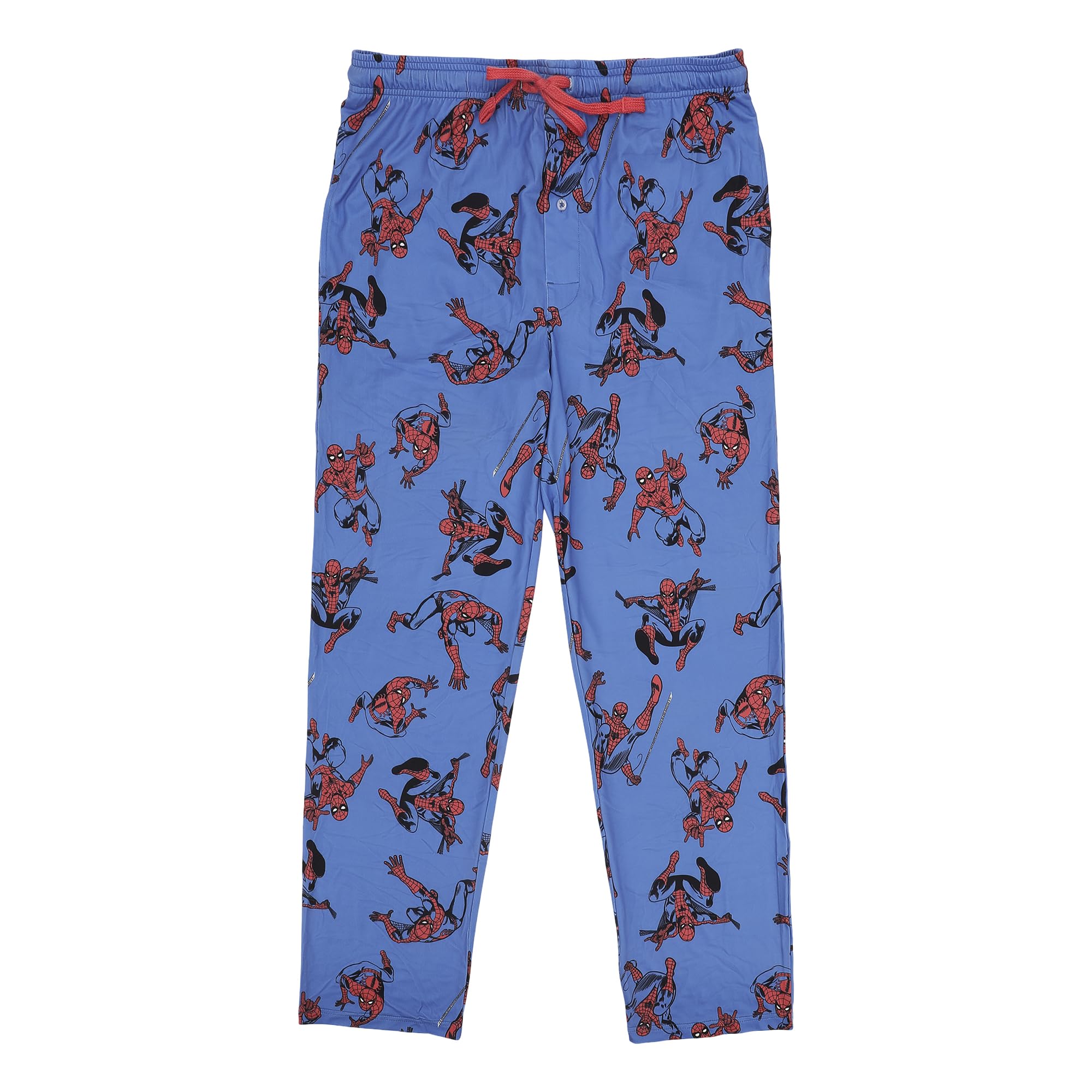 Spider-Man All-Over Character Print Men's Sleep Pajama Pants