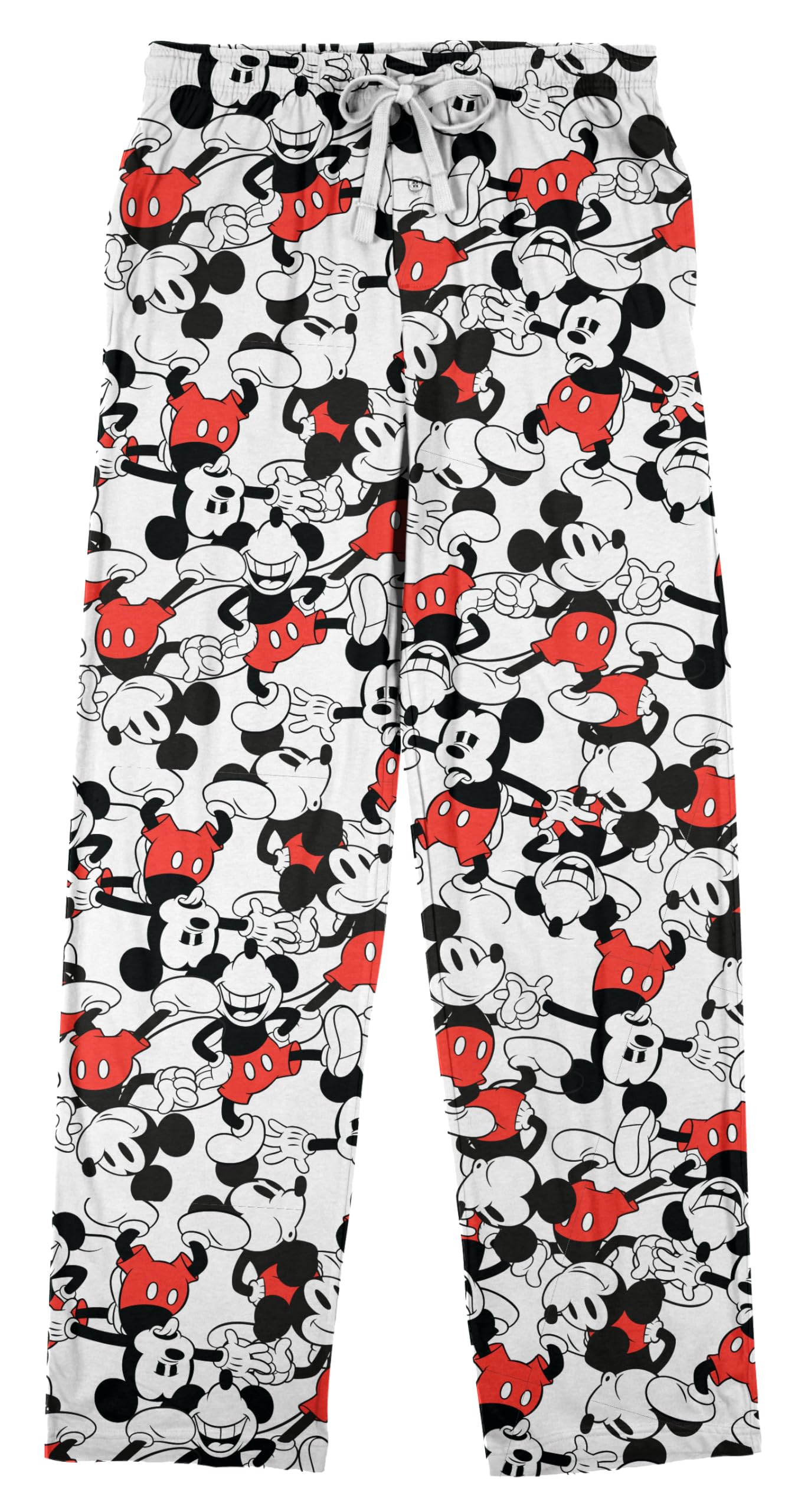 Disney Mickey Mouse All-Over Print Men's White Sleep Pajama Pants